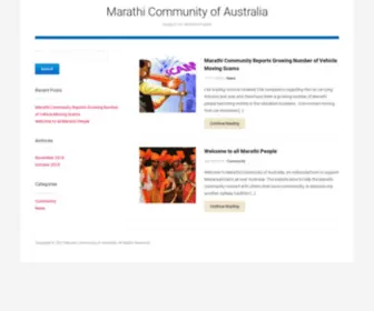 Marathi.org.au(Support for Marathi People) Screenshot