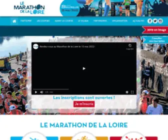 Marathon-Loire.fr(Marathon de la Loire : course à pied à Saumur) Screenshot