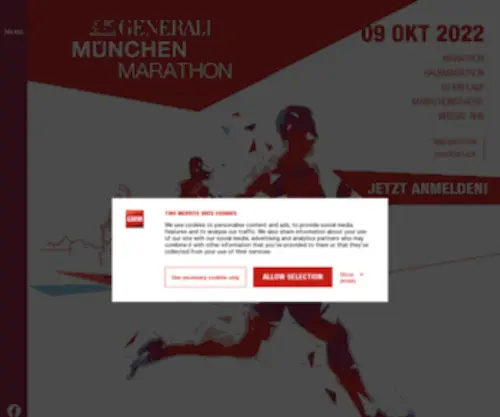 Marathon-Muenchen.de(GENERALI MÜNCHEN MARATHON) Screenshot