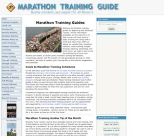 Marathon-Training-Guides.com(Marathon Training Guides) Screenshot