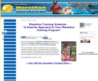 Marathon-Training-Schedule.com(Marathon Training Schedule) Screenshot