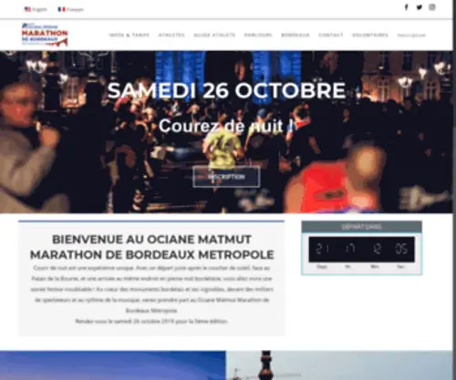 Marathondebordeauxmetropole.com(Marathon) Screenshot