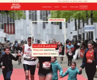 Marathondenantes.com(Venez fêter la 40ème édition du Marathon de Nantes en avril 2022. A chacun sa distance) Screenshot