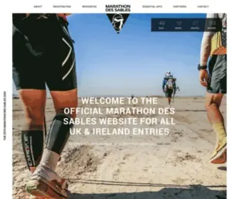 Marathondessables.co.uk(The Toughest Footrace on Earth) Screenshot