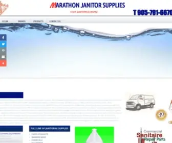 Marathonjanitorsupplies.ca(Cleaning Supplies & Vacuum Repair) Screenshot