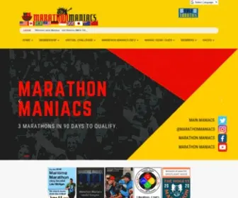 Marathonmaniacs.com(Marathon Maniacs) Screenshot