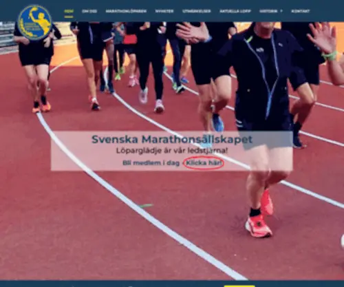 Marathonsallskapet.se(Välkommen) Screenshot