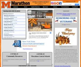 Marathonschools.org(Marathon central school district) Screenshot