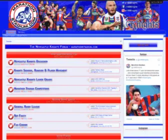 Marathonstadium.com(The Newcastle Knights Forum) Screenshot