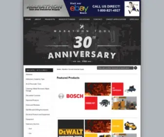 Marathontool.com(Marathon Tool and Industrial Supply goal) Screenshot