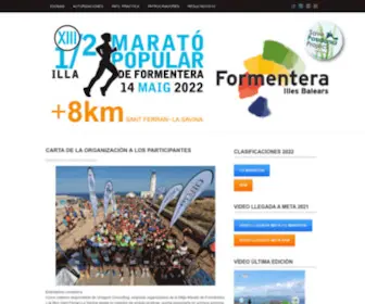 Marato-Formentera.com(1/2 Maraton de Formentera) Screenshot