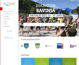 Maraton-Savinja.si(Maraton Savinja) Screenshot