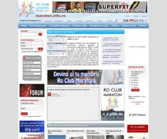 Maraton.info.ro(Ro Club Maraton) Screenshot