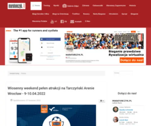 Maratonczyk.pl(MARATOŃCZYK.PL) Screenshot