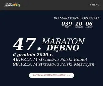 Maratondebno.pl(Dębno) Screenshot