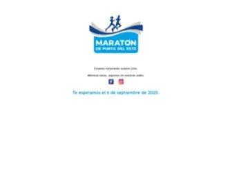 Maratondepuntadeleste.com.uy(Maratón) Screenshot