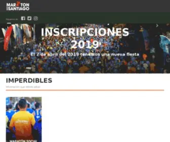 Maratondesantiago.com(Maratón de Santiago 2020) Screenshot