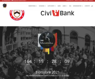 Maratoninadiudine.it(Maratonina di Udine) Screenshot