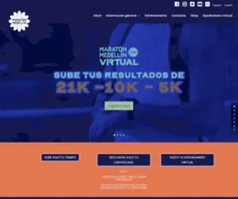 Maratonmedellin.com(Maratón) Screenshot