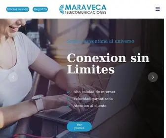 Maraveca.com(Telecomunicaciones) Screenshot