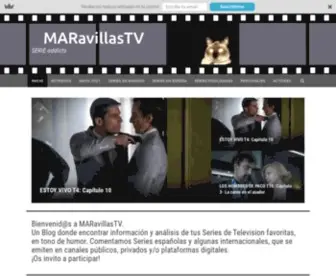 Maravillastv.es(Blog de Series de Televisión Españolas) Screenshot