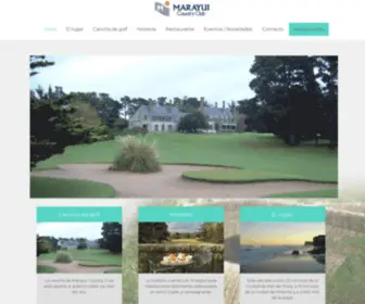 Marayui.com.ar(Marayui Country Club) Screenshot