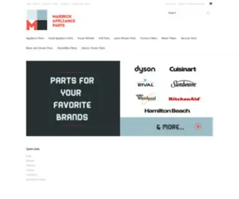 Marbeck.com(Marbeck Appliance Parts) Screenshot