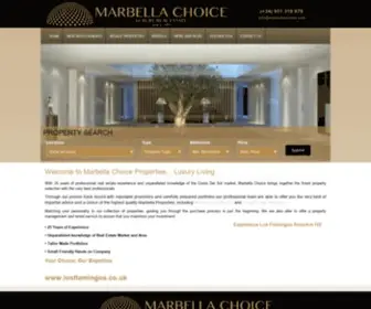 Marbellachoice.com(Marbella Choice Properties) Screenshot