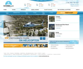 Marbellacopters.com(Marbella Heliport) Screenshot