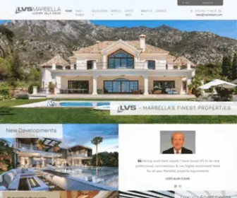 Marbellaluxuryvillasales.com(Marbella Property) Screenshot