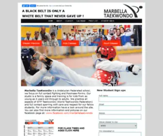 Marbellataekwondo.com(Marbella Tae Kwon Do) Screenshot