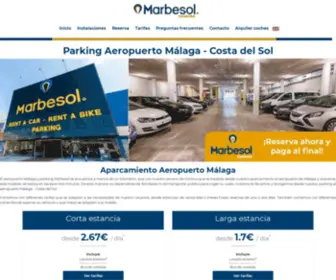 Marbesolparking.com(Parking Aeropuerto Málaga) Screenshot