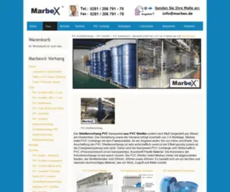 Marbex.de(Marbex Streifenvorhang) Screenshot