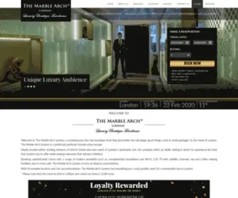 Marblearchbymontcalm.co.uk(5 Star Hotels in Mayfair) Screenshot