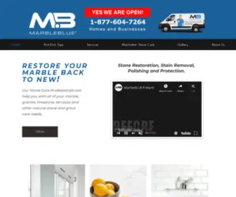 Marbleblue.com(Best Stone Care Company in Manhattan) Screenshot