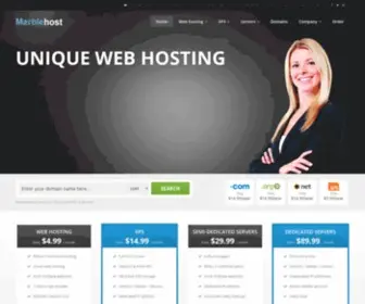 Marblehost.com(Reliable Web Hosting Services by) Screenshot