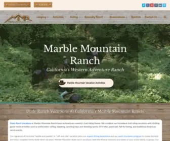 Marblemountainranch.com(Dude Ranch Vacation California) Screenshot