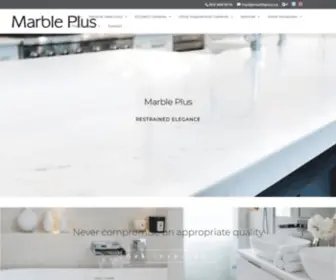 Marbleplus.ca(MARBLE PLUS) Screenshot
