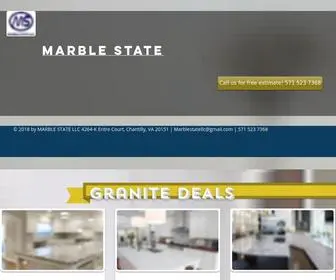 Marblestate.com(Virginia Countertop Deals) Screenshot