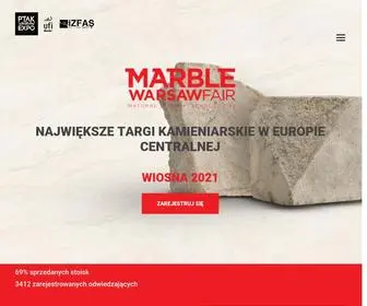 Marblewarsaw.com(Marble Warsaw Fair) Screenshot