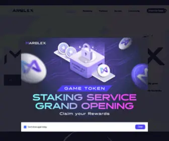 Marblex.io(MBX) Screenshot