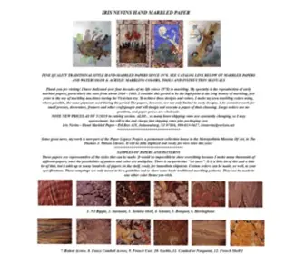 Marblingpaper.com(Page 1 of 3) Screenshot