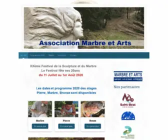 Marbre-ET-Arts.fr(Symposium-Expos-Stages Sculptures) Screenshot