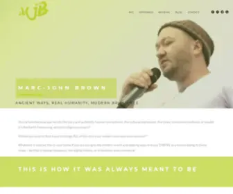 Marc-Johnbrown.com(Ancient Ways) Screenshot