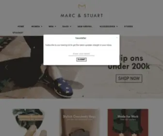 Marc-Stuart.com(Marc & Stuart) Screenshot