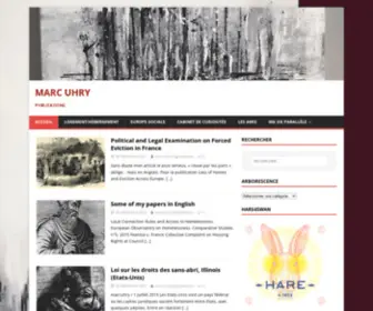 Marc-Uhry.com(MARC UHRY) Screenshot