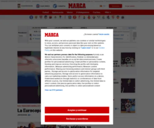 Marca.com(Diario online líder en información deportiva) Screenshot