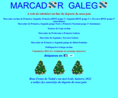 Marcadorgalego.gal(Marcador Galego) Screenshot
