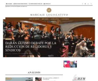 Marcajelegislativo.com(Marcaje Legislativo) Screenshot