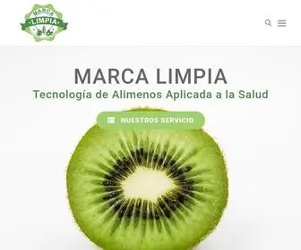 Marcalimpia.com(Tecnología de Alimentos Aplicada a la Salud) Screenshot